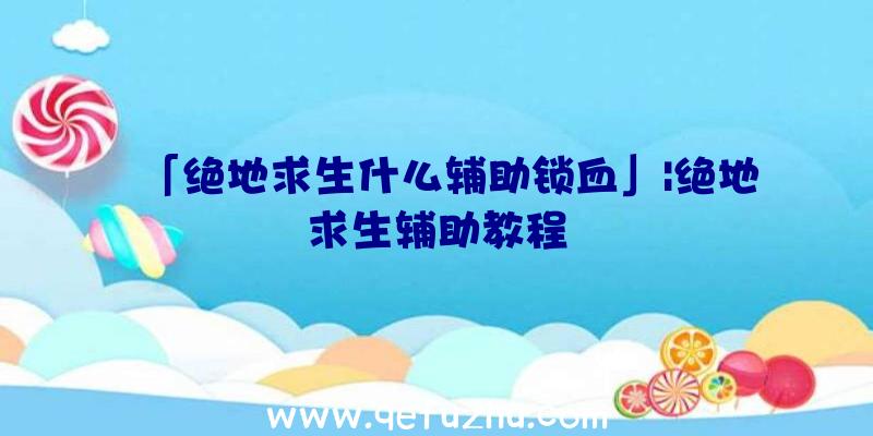 「绝地求生什么辅助锁血」|绝地求生辅助教程